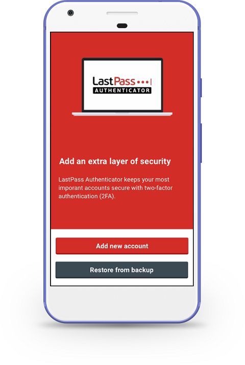 LastPass Authenticator two-factor authentication