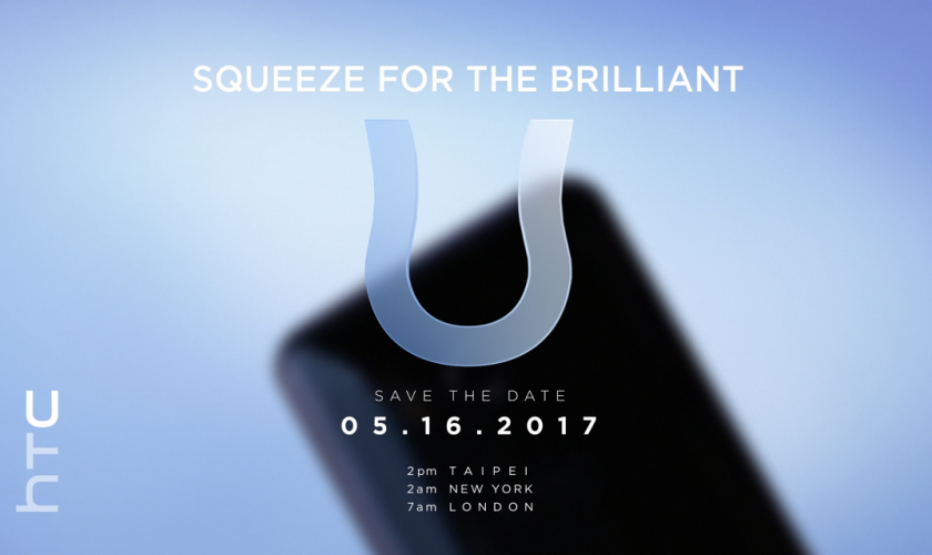 HTC’s squeezable U phone is apparently coming May 16th