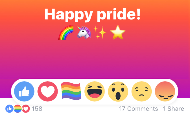 Rainbow reactions