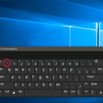 How to Open On-Screen Keyboard